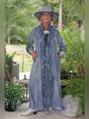 Jaded gypsy ruffle in time dress